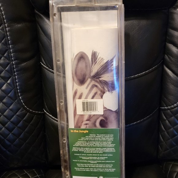 Borders Unlimited In the Jungle Animals 21 Reusable Wall Stickers Decals Mural - Picture 4 of 9